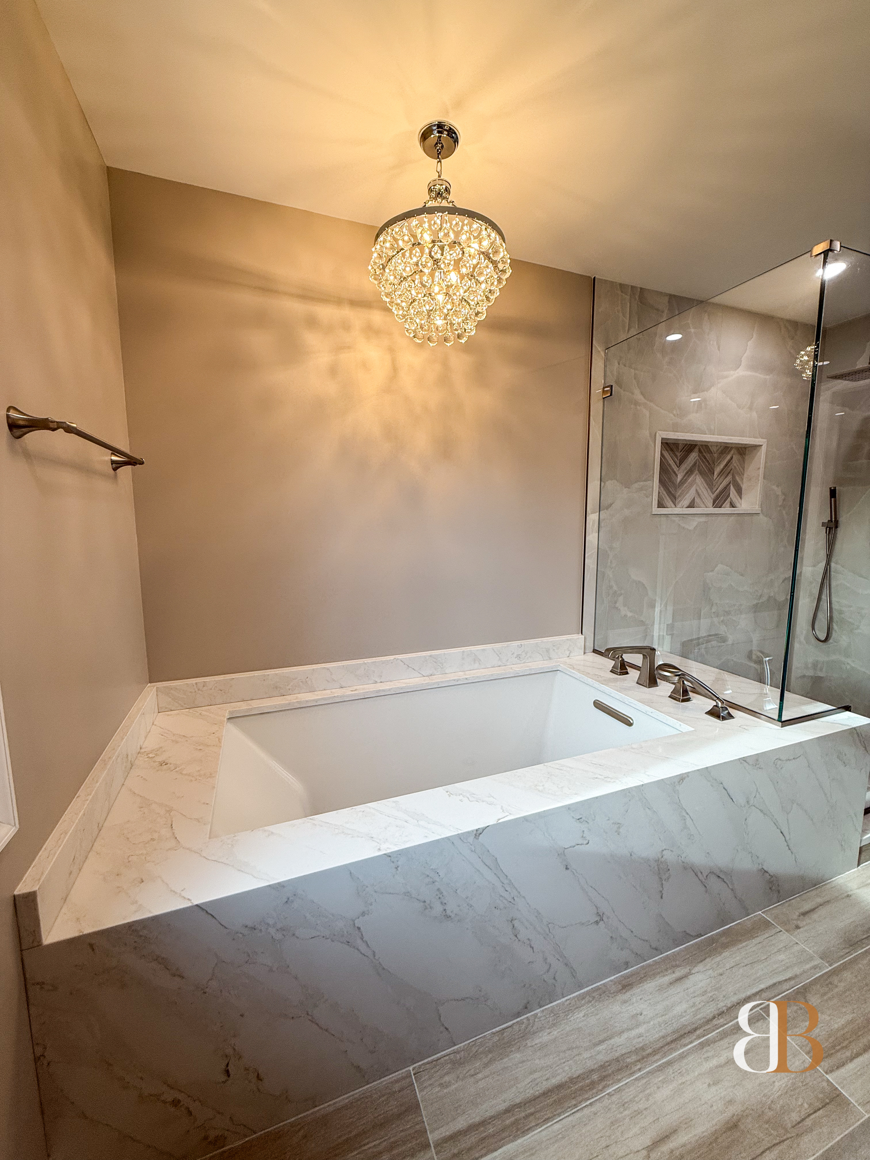 Contemporary bathroom remodel in Lower Gwynedd by B&B Associates Creations — photo 2